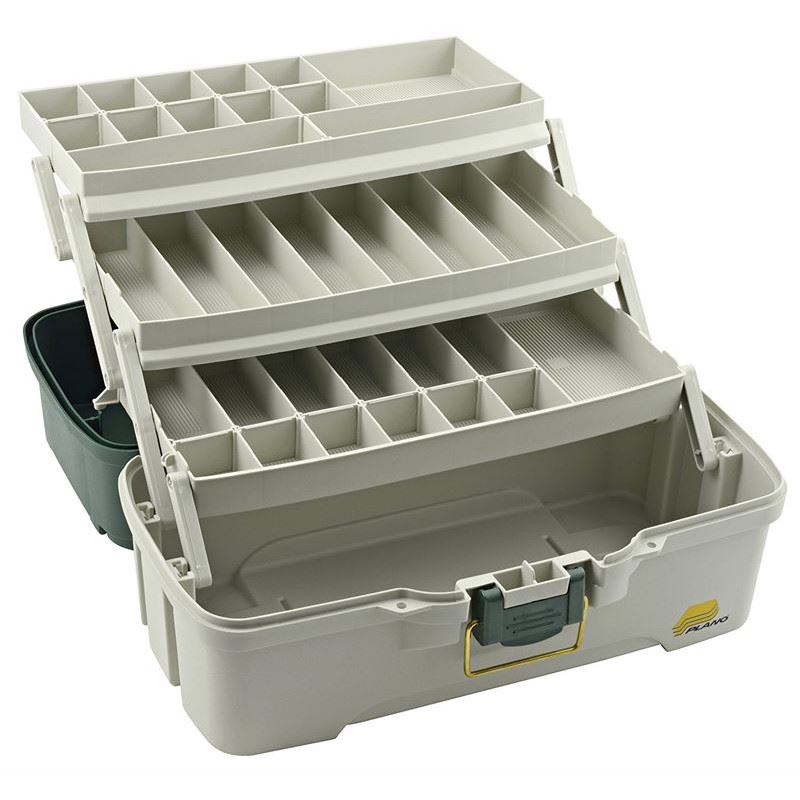 New Plano 3 Tray Cantilever Tackle Box sale
